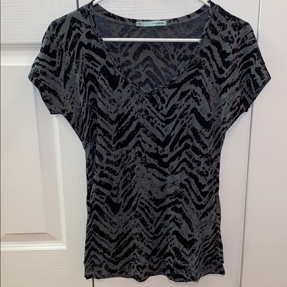 Maurices animal print tee